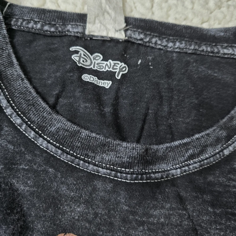 Disney Princess Graphic Acid Wash Cropped T-Shirt Size XL - Picture 4 of 9